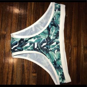 Banana leaf bikini bottoms